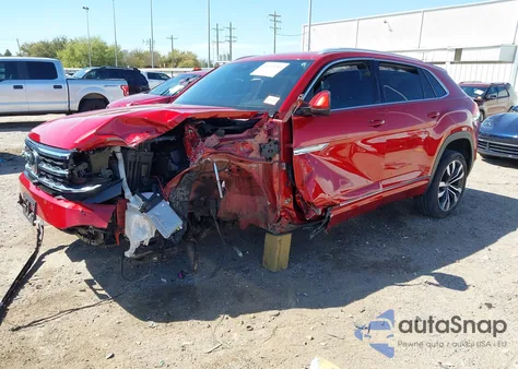 2023 Volkswagen Atlas Cross Sport 3.6L V6 Sel Premium R-Line из США, поврежденный, VIN 1V2FE2CA8PC205052